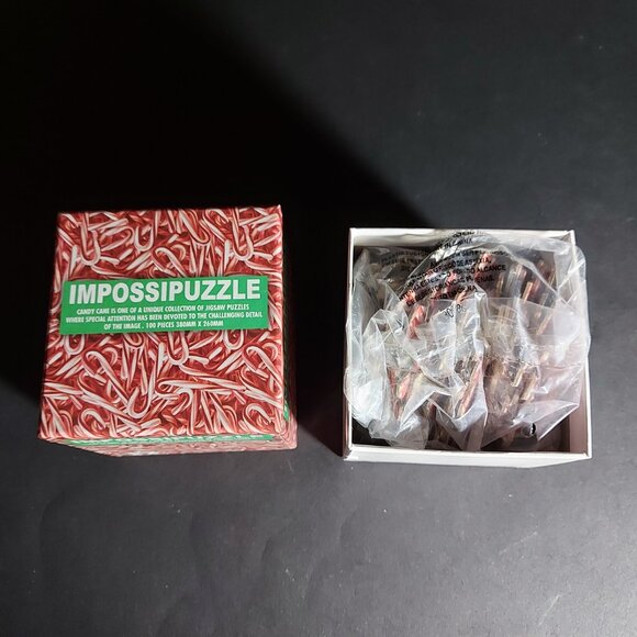 100 Piece Candy Cane Impossipuzzle - Picture 3 of 5